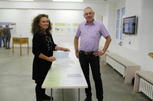 Helene und Franz Rüdisser genossen die Vernissage.