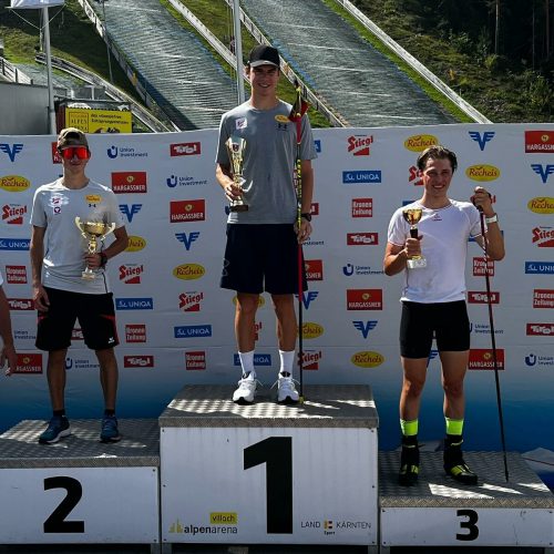 Kilian Gütl stand beim Austria-Cup in Villach gleich zwei Mal ganz oben. vsv