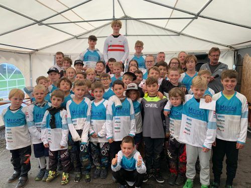 Preisverteilung im BMX-Clubhaus. bmx-club sparkasse bludenz