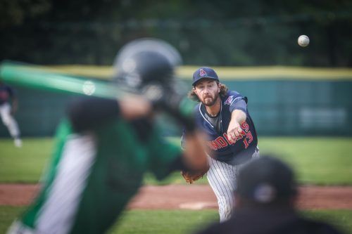 Ryan Rupp und seine Kollegen bei den Dornbirn Indians hatten die Hand schon fast am Meistertitel, am Ende ging dieser doch noch nach Wien. gepa