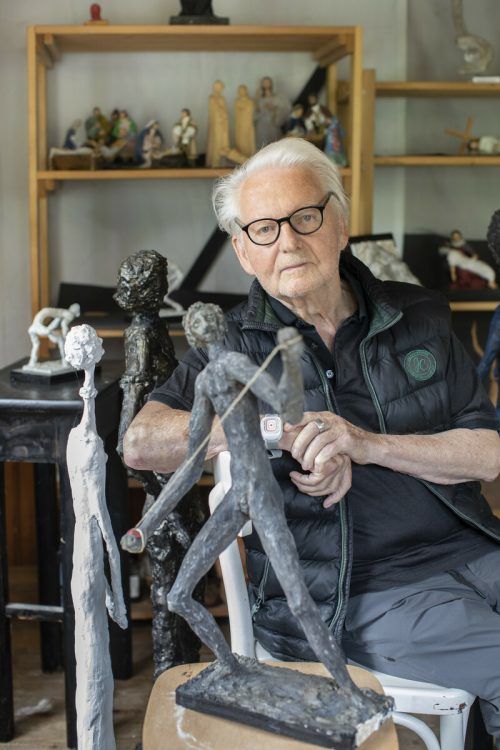 Anton „Asty“ Sutterlüty öffnet sein Haus für die Kunstaustellung. Petra Rainer