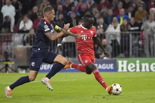 Bayerns Sadio Mané erzielte den dritten Treffer der Münchner. ap