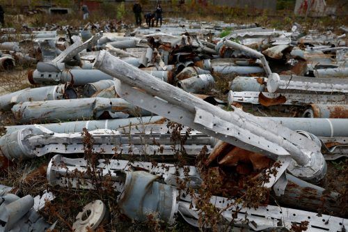 Benutzte Raketen der russischen Armee.