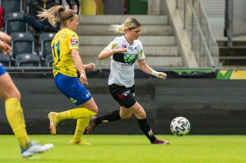 Campbell netzte zum entscheidenden 2:1 für Altach/Vorderland ein. Stiplovsek