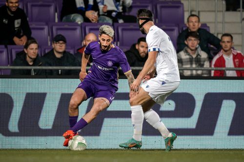 Can Keles erzielte den Treffer zum 1:1-Endstand für Austria Wien gegen Posen. gepa