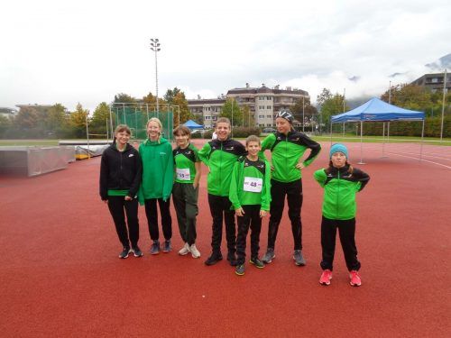 Das Team der TS Weiler und der TS Klaus beim Kinderzehnkampf. M. Leitner