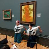 Van-Gogh-Bild mit Suppe beworfen