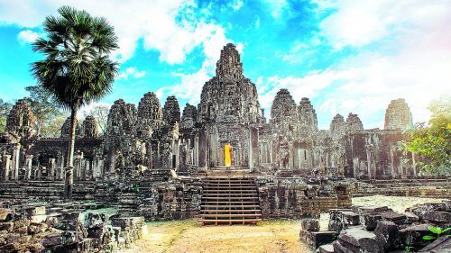 Der Bayon-Tempel offenbart die hohe Kunst der Khmer-Architektur. Shutterstock