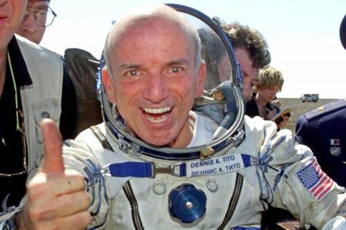 Der heute 82-jährige Dennis Tito flog 2001 als erster Weltraumtourist ins All.  AP