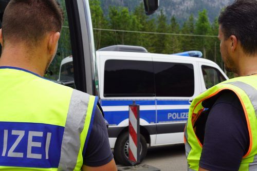 Die Busreisenden wurden am Grenzübergang Hörbranz kontrolliert.  Polizei
