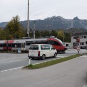 Bahnübergang der Montafonerbahn gesperrt