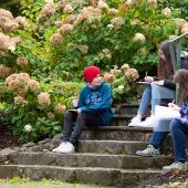Schüler hinterlassen poetische Spuren in Hohenems
