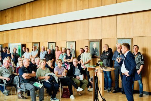 Die Lustenauer Bevölkerung zeigt enormes Interesse an der neuen Biomasse-Fernwärme. Gde