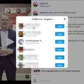 Bitschi erntet „Gefällt mir“ von Gantner