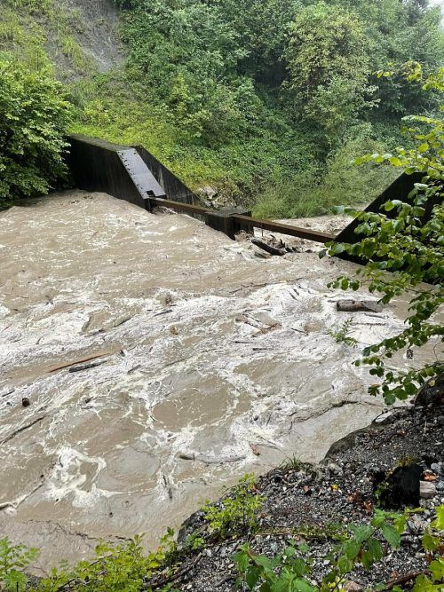 Die Stadt Hohenems informiert über Hochwasserschutz. Stadt