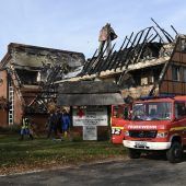Brand in deutscher Flüchtlingsunterkunft