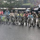 Downhill fahren bei Schmuddelwetter