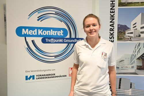 Eva Lojnik und Primar Burghard Abendstein gestalteten einen äußerst spannenden Med-Konkret-Abend. KHBG