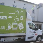 Re-Use-Truck in Dornbirn