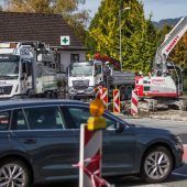 Engelkreisverkehr nimmt Gestalt an