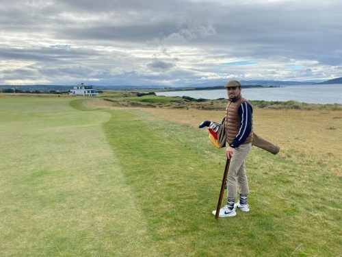 Guillermo Retana Bronte, frischgebackener Weltmeister im Hickory-Golf. RB, Vasco