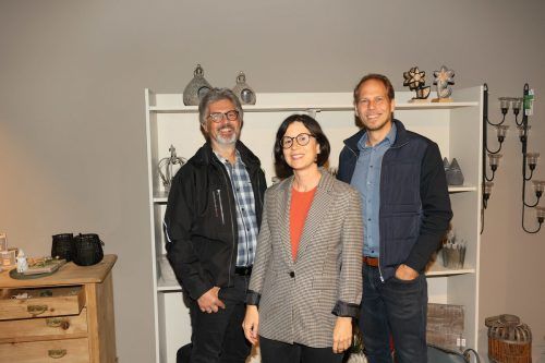 Jugendkoordinator Elmar Luger (l.), Christina Marent und Florian Kresser.