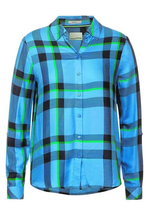 Klassische Karobluse von Cecil, gesehen um 49,99 €.