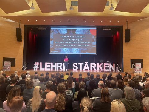 Lehre stärken hieß es beim 6. Ausbilderforum in Wolfurt.  Dietmar Hofer
