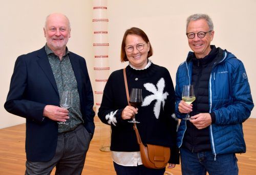 Manfred Egender, Waltraud und Peter Nikolussi.
