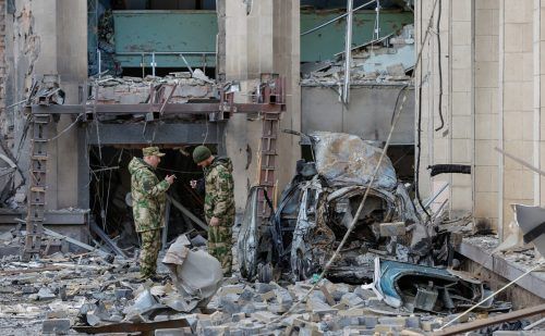 Raketenangriffe sind im Angriffskrieg Russlands auf die Ukraine derzeit an der Tagesordnung. Reuters