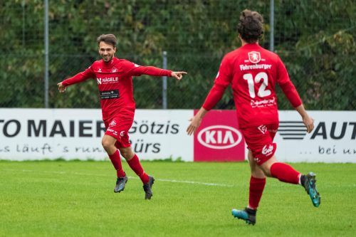 Rankweil-Goalgetter Matthias Flatz erzielte im Revierduell gegen Göfis drei der fünf RW-Tore beim 5:2-Heimsieg.  VN/Stiplovsek