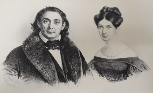 Salomon Sulzer mit seiner Frau Fanny, geb. Hirschfeld. JMH/Arno Gisinger