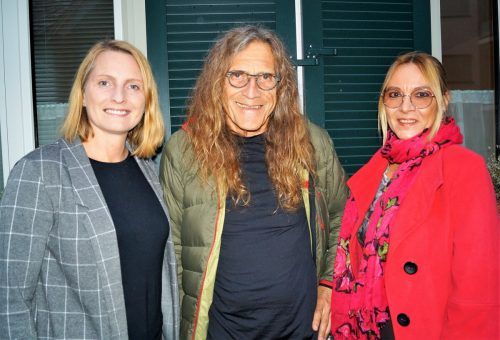 Stadträte Angelika Benzer (l.) und Bernhard Amann sowie Birgit König.