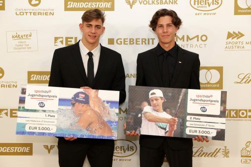 U-16-Europameister Joel Schwärzler wurde als Zweiter ausgezeichnet.  ???