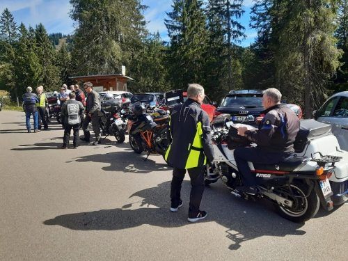 Über den Riedbergpass gelangten die PVÖ-Biker ins Allgäu. PVÖ