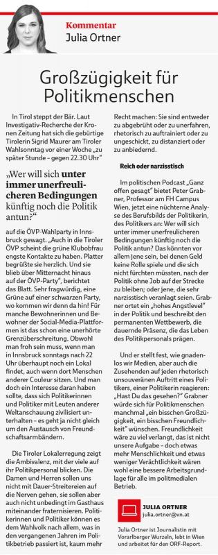 VN-Kommentar vom 4. Oktober 2022.
