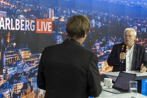 Zu Gast war Wehrschütz auch bei VorarlbergLIVE.