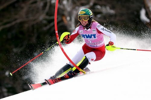 Als Halbzeit-Dritte mit 0,22 Sekunden Rückstand auf die führende Mikaela Shiffrin wurde Katharina Liensberger ein Fehler zum Verhängnis und die Göfnerin schied nach wenigen Fahrsekunden aus. GEPA
