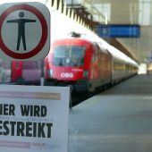 Am Montag droht Zugstillstand