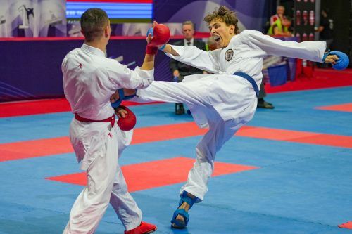 Andreas Nitz (17, r.) aus Sulz wurde 2022 bei den Juniors Neunter bei der WM in Konya und war zuvor bei der EM in Prag dabei. 