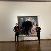 Ölattacke auf Klimt-Gemälde
