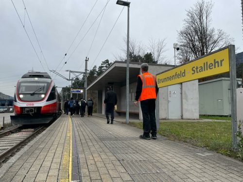 Bei der Montafonerbahn war trotz Lokführerstreiks einiges los. VN/SAH