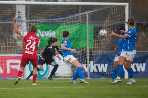 Bundesligist SKN St. Pölten ließ gegen die tapfer kämpfende SPG FC Dornbirn/FC Lustenau nichts anbrennen und wies die Vorarlbergerinnen in die Schranken. Sams