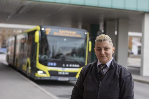 Busfahrerin Cici Krunesic war am Montag im Frühverkehr unterwegs.