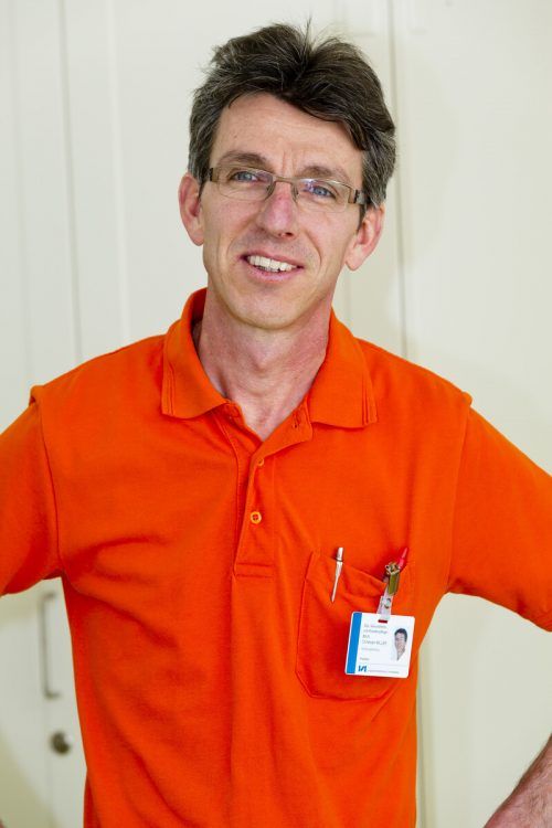 Christoph Miller ist mit Leidenschaft in der Palliativpflege tätig. khbg/mathis