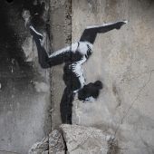 Banksy verewigte sich in der Ukraine