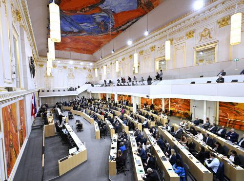 Das Bild zeigt den Nationalrat in Wien.   APA/Jäger