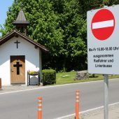 Abends fließt der Verkehr im Rheinmahd wieder