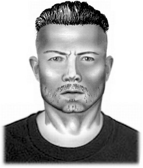 Das von der Polizei angefertigte Phantombild vom Täter.