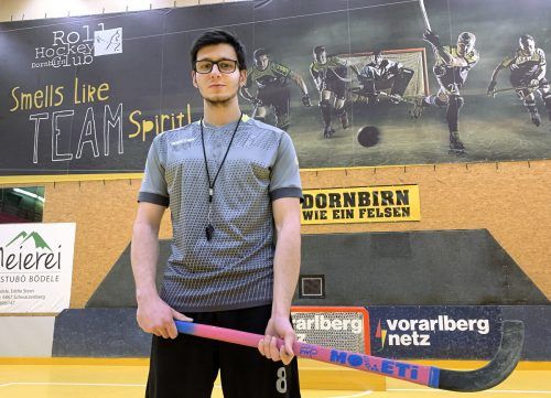 Der Spanier Pau Molet trainiert bereits die U9 beim RHC Dornbirn und will in Zukunft auch in der Kampfmannschaft durchstarten. cth